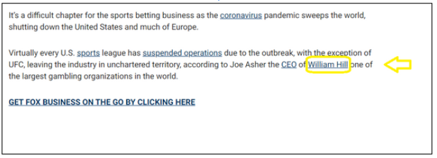 Unlinked Brand Mentions sample